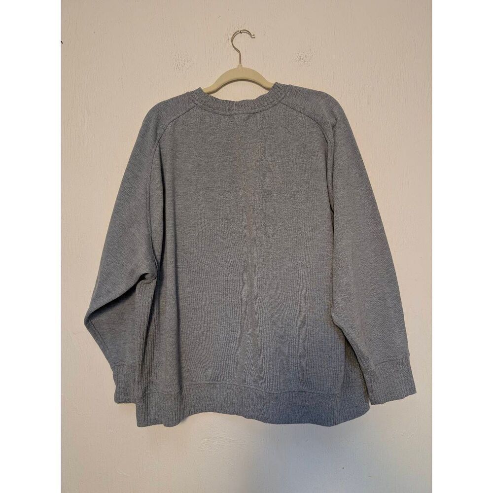 Simply Southern Collection Womens Crew Neck Caffeinated Sweatshirt Gray XXL - Picture 2 of 6